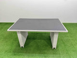 Fimous 8 Seater Wicker PE Rattan Furniture Outdoor Dining Table 3 Seater Sofa Armchair Set with 2 Side Tables Light Grey