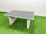 Fimous 10 Seater Patio Garden Furniture Sets with Black Glass Top Dining Table Love Sofa 2 Side Tables 4 Stools Light Grey