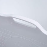 Fimous Bathtub for Adults, Soaking Bathtub for Hot Bath and Ice Bath Freestanding Bath Tub White