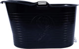 Fimous Bathtub for Adults, Soaking Bathtub for Hot Bath and Ice Bath Freestanding Bath Tub Black