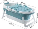 Fimous Portable Foldable Bathtub Adults Free Standing Soaking Bath Tub for Bathroom Spa
