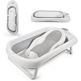 Fimous Foldable Bathtub PVC Adult SPA Soaking Water Tub with Cover for Bathroom