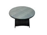 Fimous Rattan Garden Furniture Dining Set Table And Chairs Wicker Patio Outdoor 6 chairs plus big round table