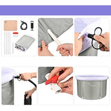 Fimous Foldable Baby Bath Tub Non-Slip Kids Bathing Shower for Toddler Child